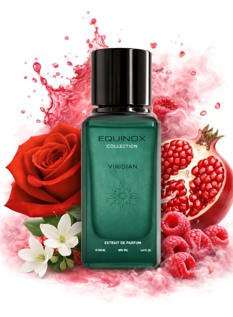 Hermoso مجموعة إكوينوكس فيريديان ١٠٠ مل | عطر فاخر للرجال والنساء بنفحات فاكهية ومسكية | عطر للجنسين يدوم طويلًا | عطر أو دو برفيوم - Image 1