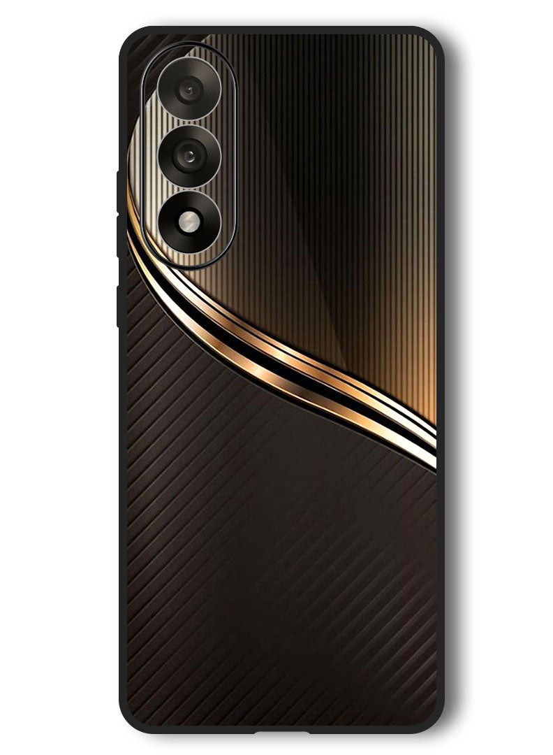 Theodor Case Compatible with OnePlus Nord 5 6.83 Inch Protection Shockproof Bumper Cover Steel Pattern - Image 1