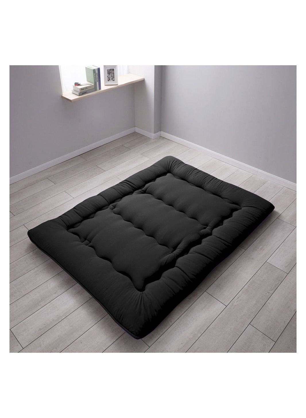 COOLBABY Japanese Floor Mattress Futon Mattress Thicken Tatami Mat Sleeping Pad Foldable Roll Up Mattress Dormitory Mattress Pad Kids Floor Lounger Pillow Bed