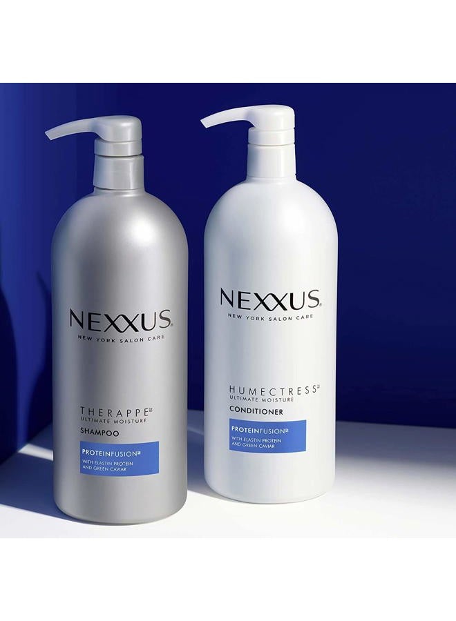 Nexxus Deep Hair Hydration Therappe Caviar Complex 33.8 floz and Humectress Caviar Complex Conditioner 33.8 floz - Image 5