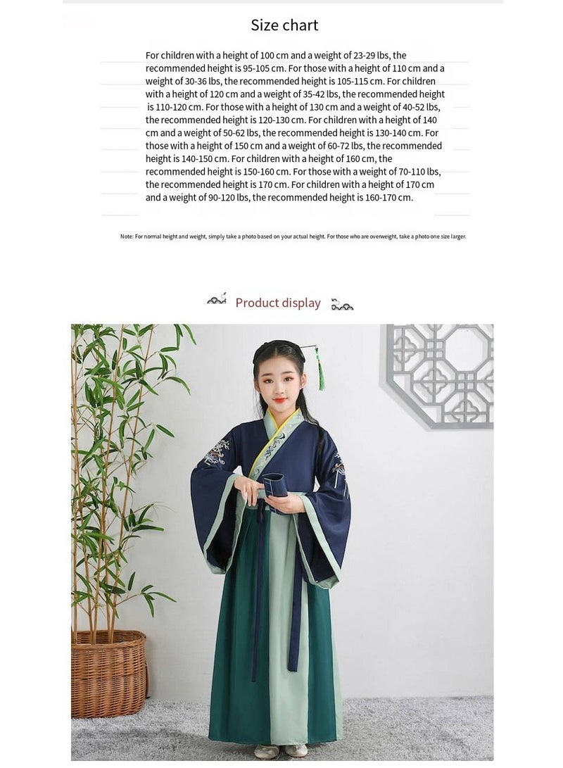 general Traditional Girl's Ancient Hanfu Costume - Elegant Princess Performance Dress for Stage, Cosplay & Cultural Events - Image 2