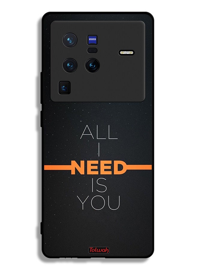 Tolwak Vivo X80 Pro Protective Case Cover All I Need Is You - Image 2