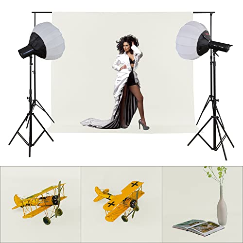 Joccun 8X10FT Ivory Backdrop Background for Photography,Polyester Backdrop Curtain Background Screen for Photography,Photoshoot,Video Recording,Studio(8X10ft,Ivory) - Image 4