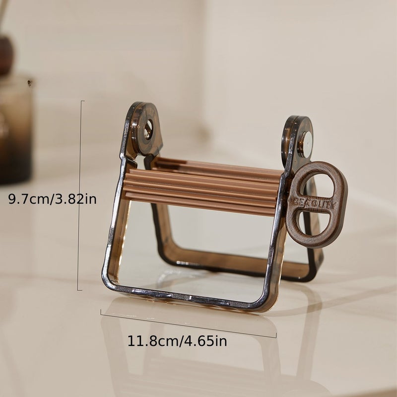 Brown Rotary Squeezer Manual Tube For Toothpaste Pigment Hair Dye - Image 2
