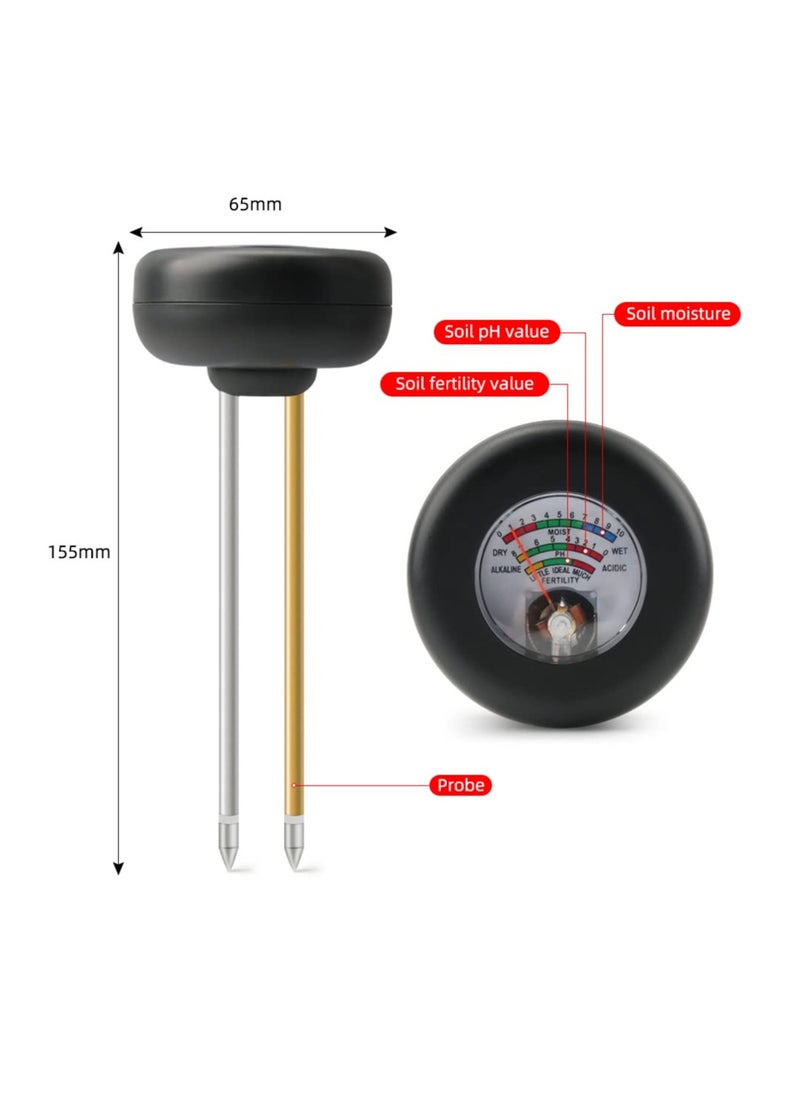 SYOSI Soil Moisture Meter, 3-in-1 Soil Fertility/Moisture/pH Tester for Garden, Lawns, Farm, Indoor, Outdoor  - Image 5