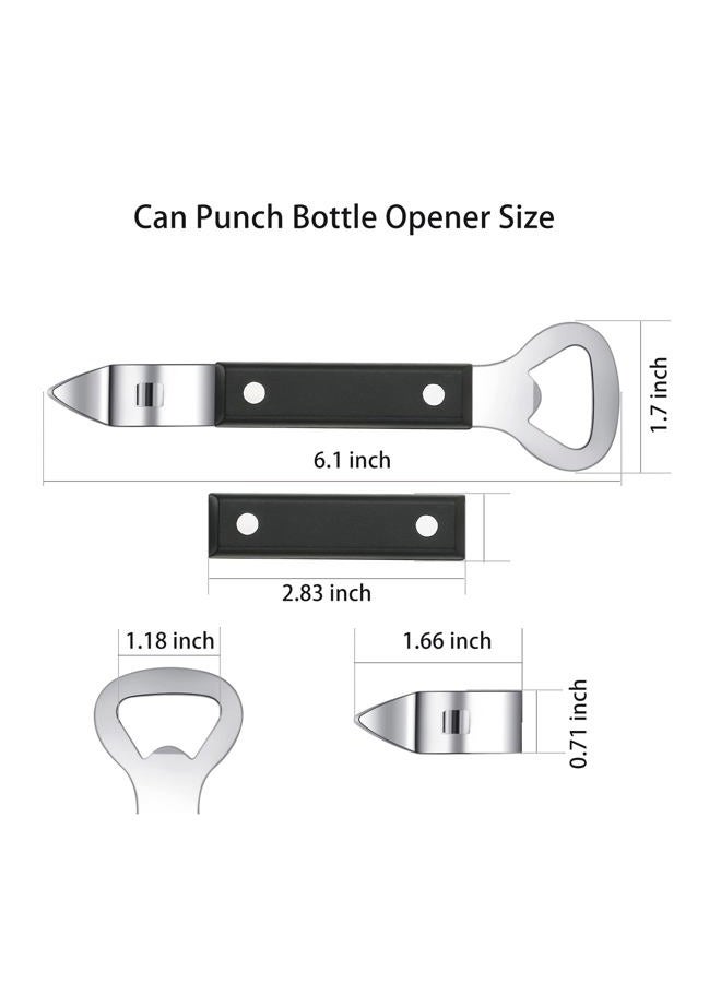 HANCELANT Can Punch Bottle Opener, Manual Stainless Steel Can Opener 1 Pack - Image 3