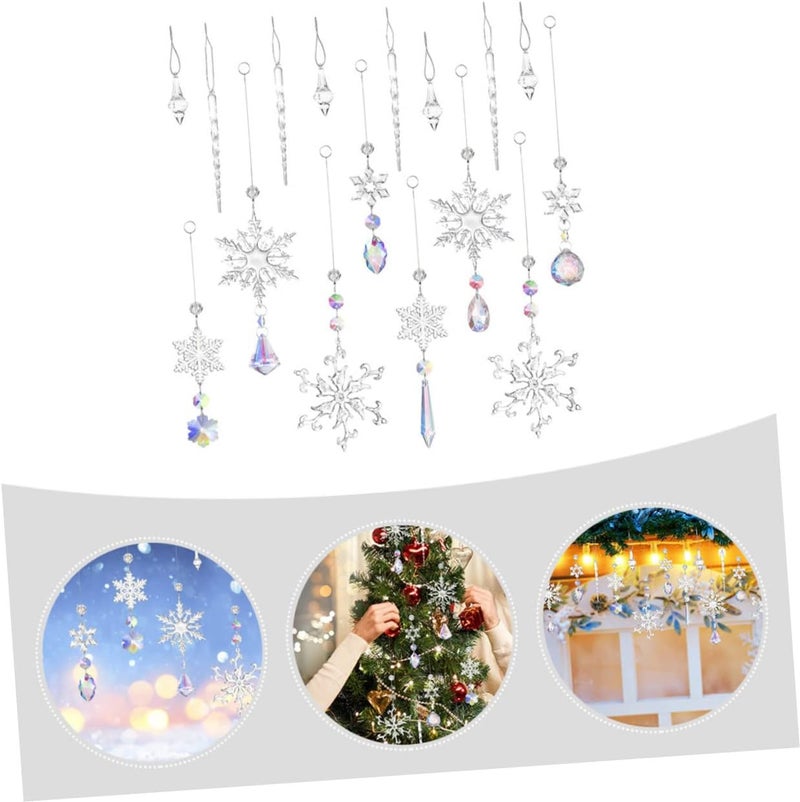 10-Piece Crystal Sun Catchers for Indoor Windows and Garden Decoration Hanging Ornaments for Christmas Tree and Parties Stylish Home and Balcony Decor - Image 5