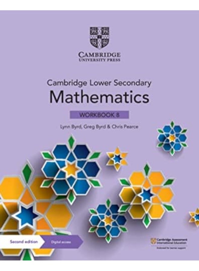 كتاب تمارين الرياضيات للمرحلة الثانوية السفلى كامبريدج 8 مع وصول رقمي (سنة واحدة) (رياضيات المرحلة الثانوية السفلى كامبريدج)