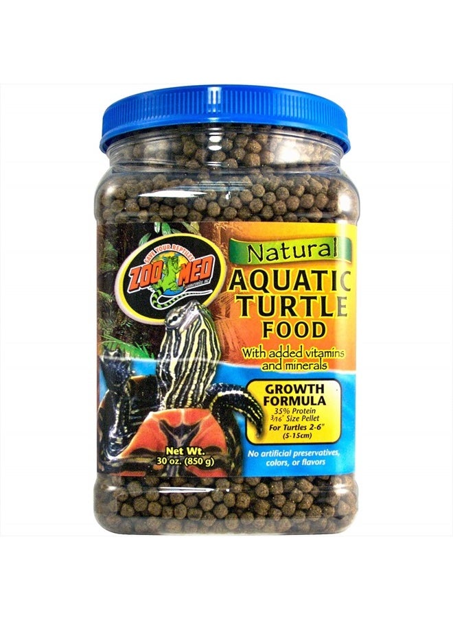 Zoo Med Aquatic Turtle Food Growth Formula 30 oz.  - Image 1