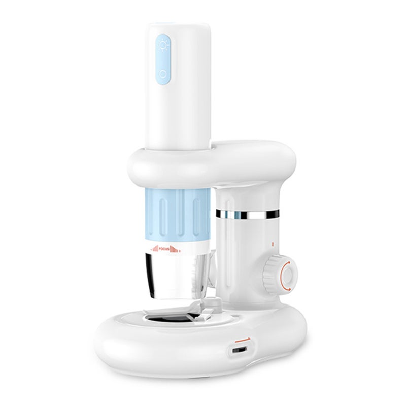 Digital Microscope 1000X Max Zoom - 1080P Hd With 8 Dimmable LEDs Wireless Digital Microscope For Android 8.0+, Ios 10.0+, Windows, Mac Os X 12+ And Outdoor Hikes, Home Use - Image 1