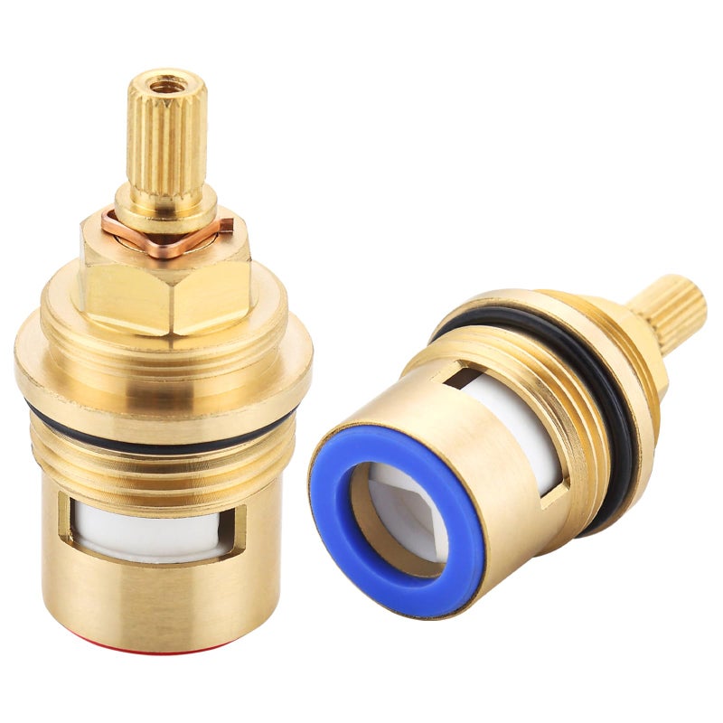 hansengroyi Ceramic Valve for Kohler 1000187 1000188 34 Ceramic Cartridge Counterclockwise Close Clockwise Close Faucet Cartridges Replacement Assembly Fits for Kohler Bath Faucet - Image 2