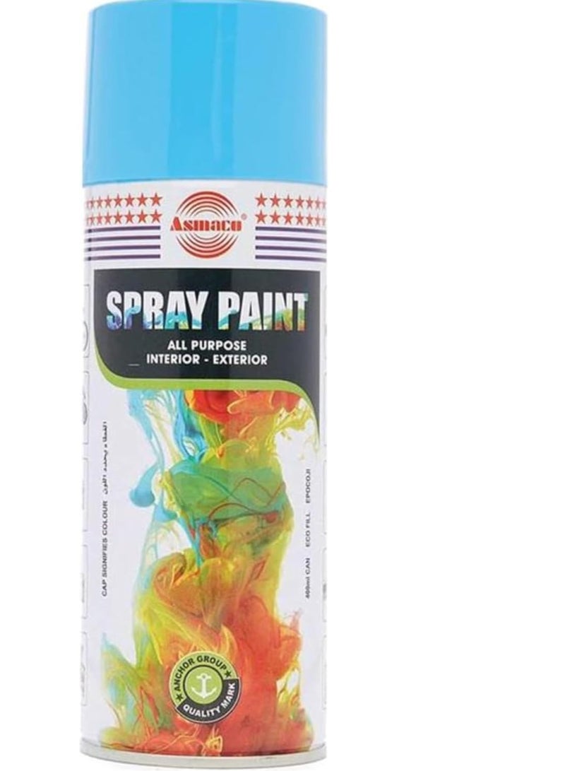 Asmaco Spray Paint, Light Blue 