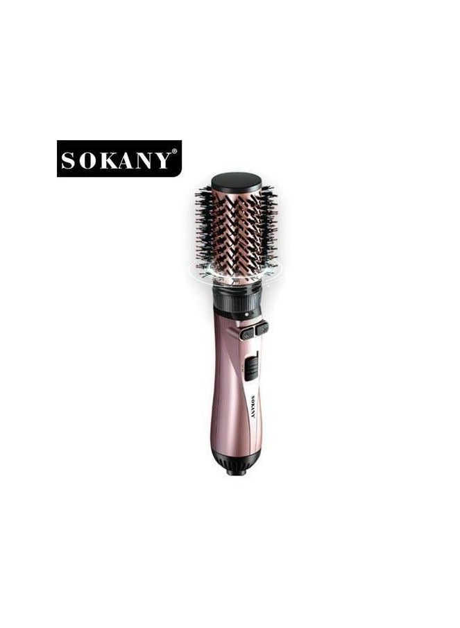 sokany Sokany 3 in 1 Rotating Hair Dryer Brush 1400W Hot Air Comb - Three Heat Levels for All Hair Needs Hair Straightener, Dryer, Smoother and Curler Safe for Hair as it is made of a cylindrical body supported by heat-treated acrylic teeth (also helps to hold the style) - SK-15035  - Image 5