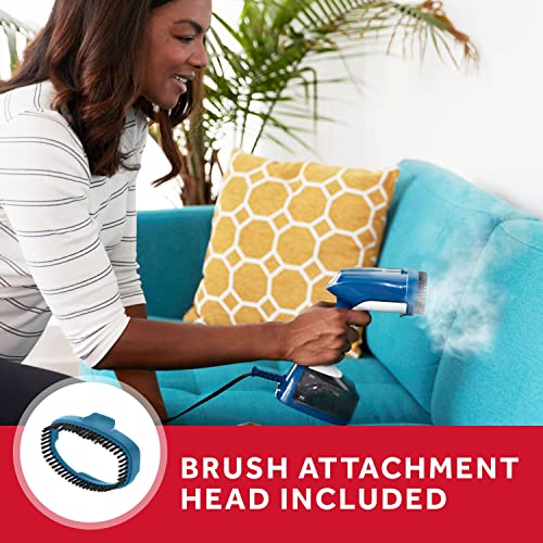 Sunbeam 1200W Steam Burst Handheld Steamer for Clothes, Dual Steam Settings, 30-Second Fast Head-Up, Bristle Brush Attachment, White and Blue Finish - Image 3