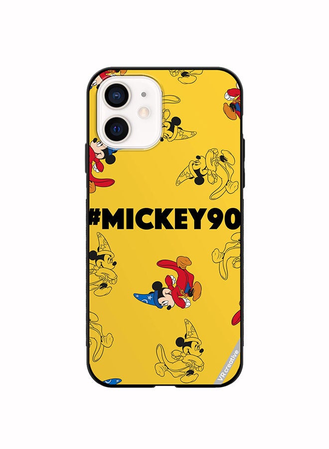 VR CREATIVE Protective Case Cover For Apple iPhone 12 mini Mickey 90 Design Multicolour - Image 1