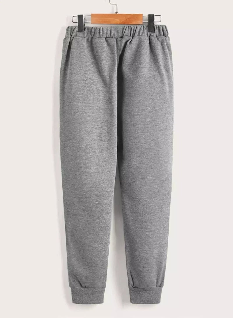 بنطال رياضي من القطن بخصر مطاطي للأولاد - Image 2