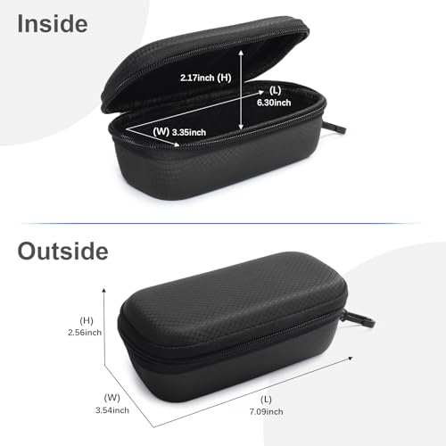 Bukere Double Eyeglasses Case with Adjustable Slots, EVA Hard-shell Travel Dual Glasses Sunglasses Organizer for Men Women - Image 5