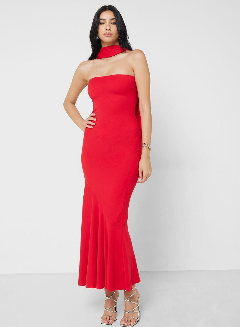 جينجر فستان سهرة بوق بدون حمالات - Image 1