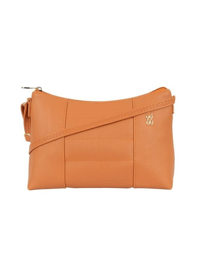 Baggit Women Orange Hobo Sling Bag Xs Size | Ladies Stylish Casual Cross Body Purse Handbag - Image 1