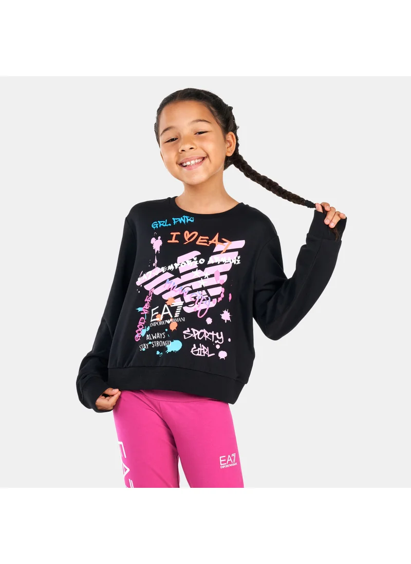 EA7 Emporio Armani Kids' Train Series Graphic Sweatshirt