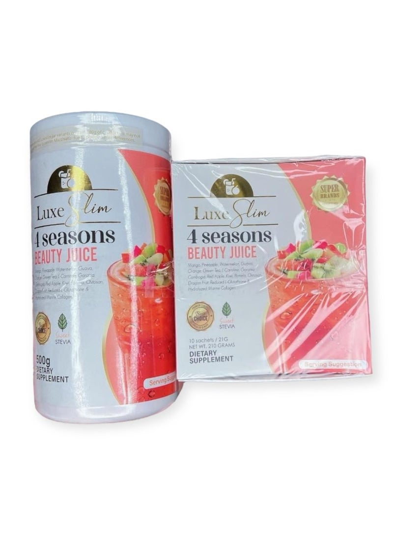 Luxe Slim - Luxe slim 4 seasons beauty juice jar 500g and box 210g - Image 1
