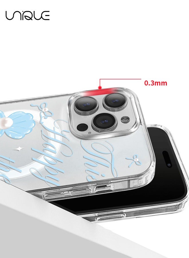 Unique Compatible with iPhone 16 Pro Max Case - MagSafe Case - Shell Transparent Phone Case - TPU Drop Protection - Clear - Image 2