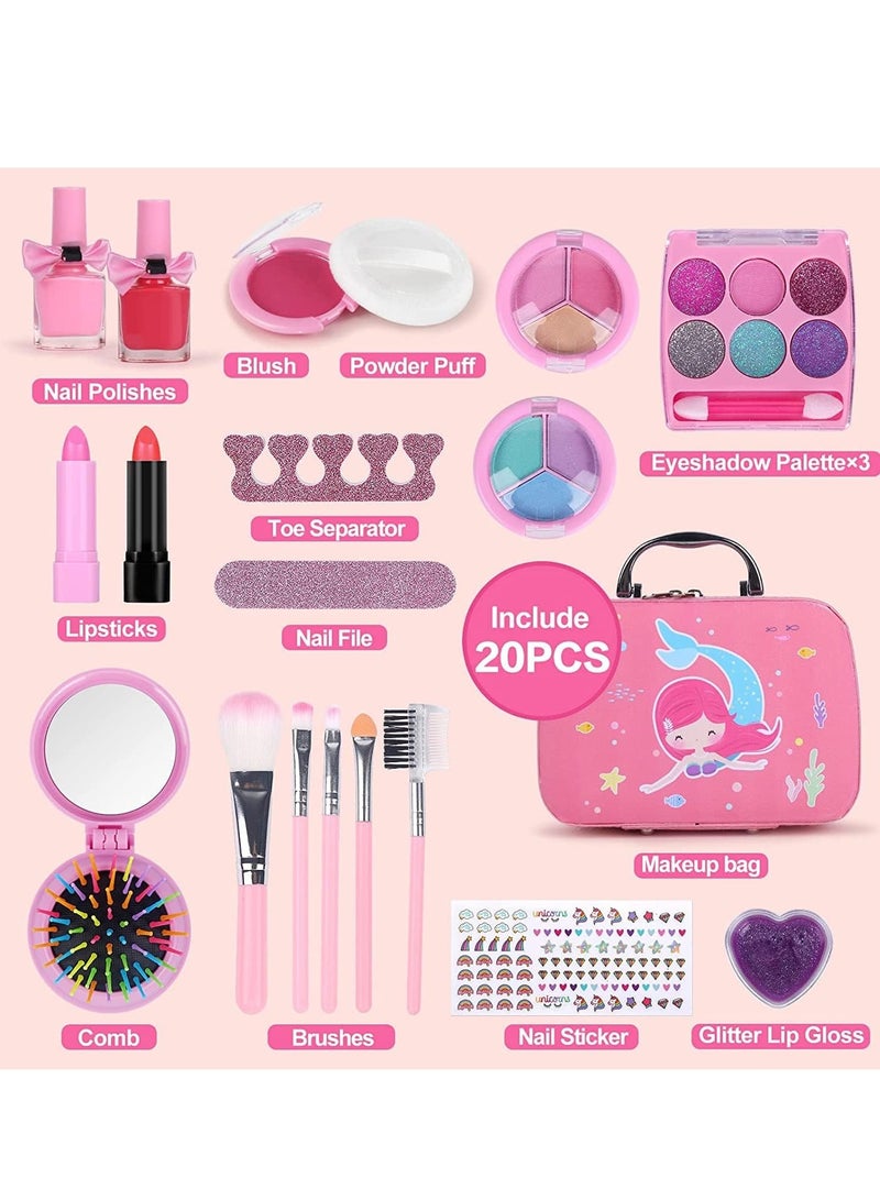 مجموعة ألعاب مكياج وجمال مكونة من 20 قطعة - Image 3