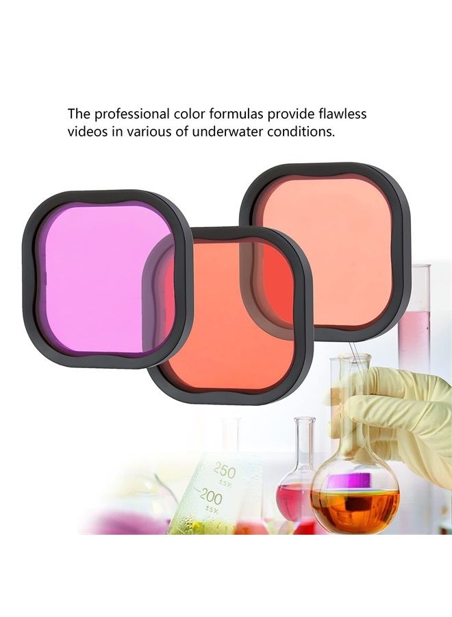SOONSUN Waterproof Case for GoPro Hero 11 / 10 / 9 Black with 4-Pack Diving Filter - 60M Underwater Protective Housing Case for GoPro HERO11 10 9 Black with Red, Light Red, Magenta, 5X Macro Filters - Image 5