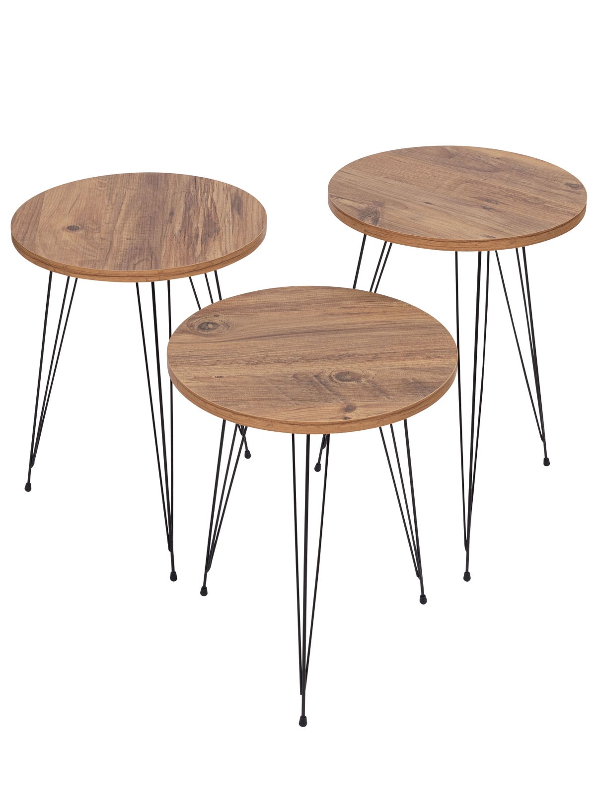Table For Service DANTA HOME Side Service Tables Of 3 Pieces For An Elegant And Ideal ...
