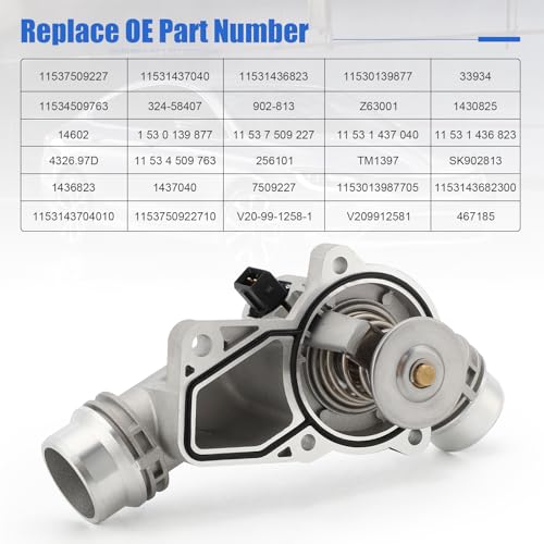 C-Tzu Upgrade Aluminium Thermostat Housing Assembly for BMW 323 325 328 330 525 528 530 X3 Z3 Z4 X5 1999-2006 - Replaces 11537509227 11531437040 11531436823 - Image 4