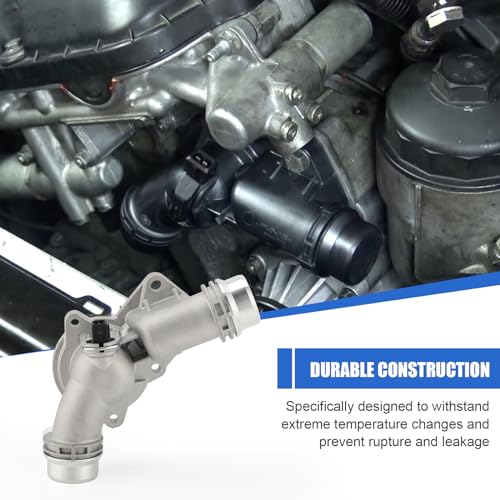 C-Tzu Upgrade Aluminium Thermostat Housing Assembly for BMW 323 325 328 330 525 528 530 X3 Z3 Z4 X5 1999-2006 - Replaces 11537509227 11531437040 11531436823 - Image 5