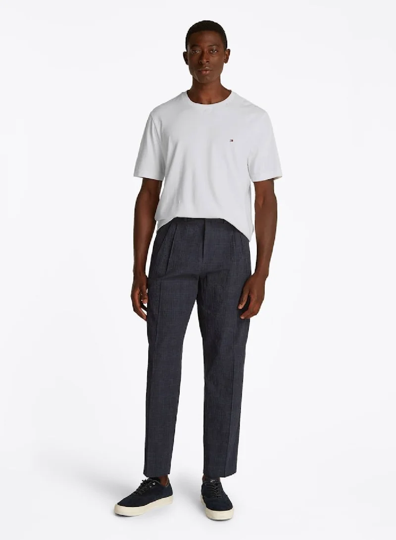 Tommy Hilfiger  Flag Embroidery Crew Neck T-Shirt for Men | Best Price UAE