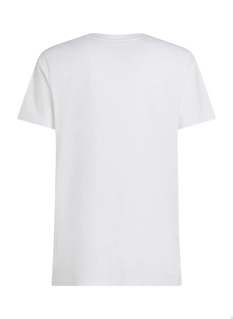 Tommy Hilfiger  Flag Embroidery Crew Neck T-Shirt for Men | Best Price UAE