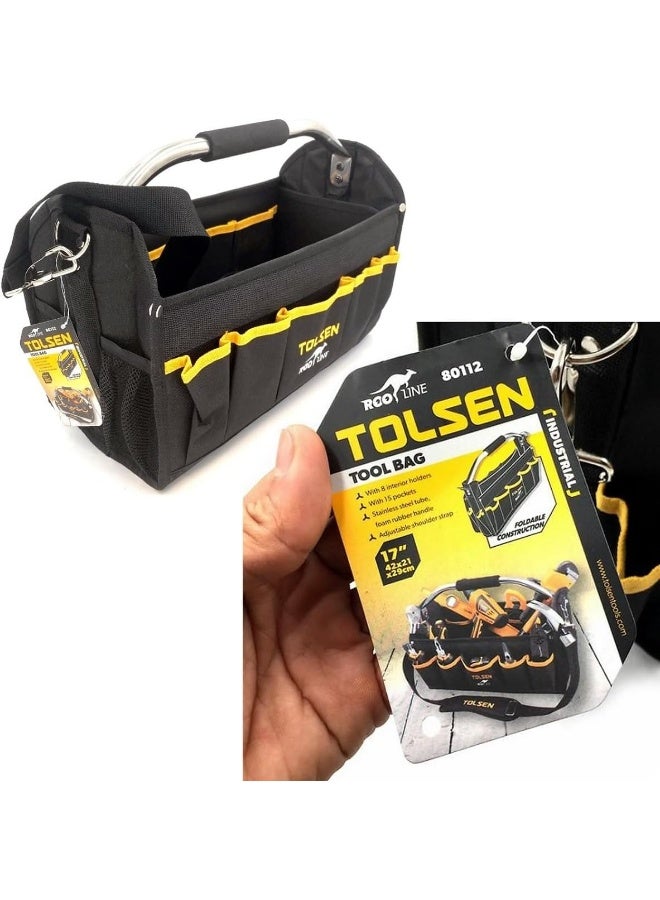Tolsen Tool bag 430 mm foldable - Image 2