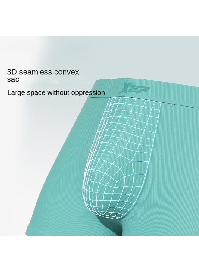 XTEP Moisture-wicking & Quick-drying】2-pack Men's Underwear, Soft And Skin-friendly, Breathable Sports Boxer Shorts For Workout And Running - Image 4