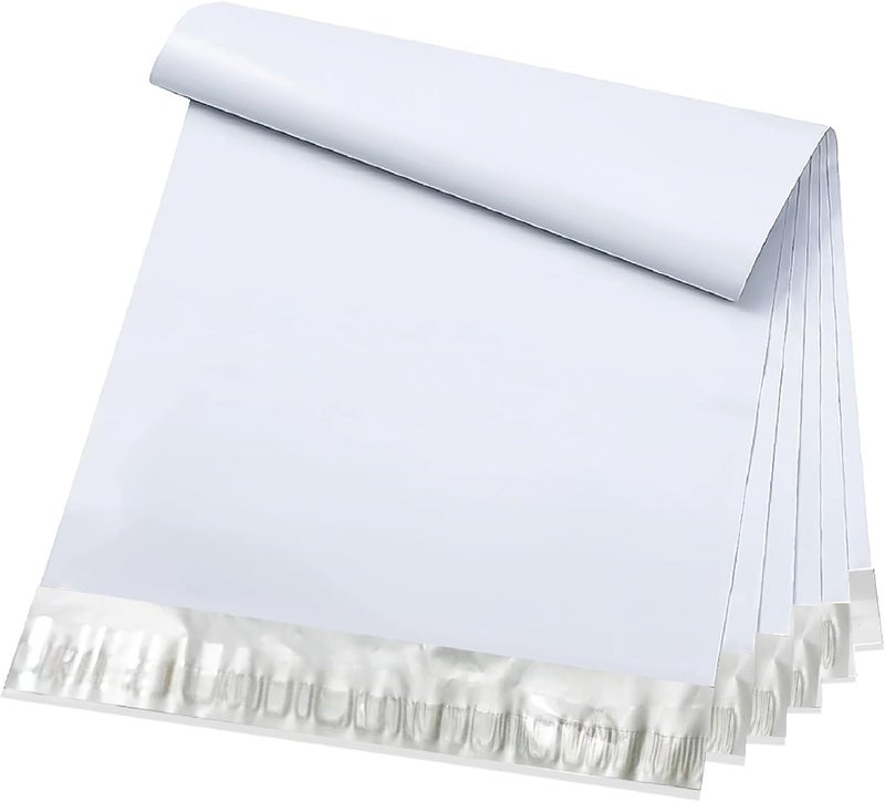 POLYSELLS 5 قطع 24 × 36 بوصة أكياس بولي سوداء مغلفات شحن، إغلاق لاصق قوي، مقاوم للماء، ومقاوم للتمزق، حقائب بريدية للملابس والكتب والإكسسوارات - Image 1