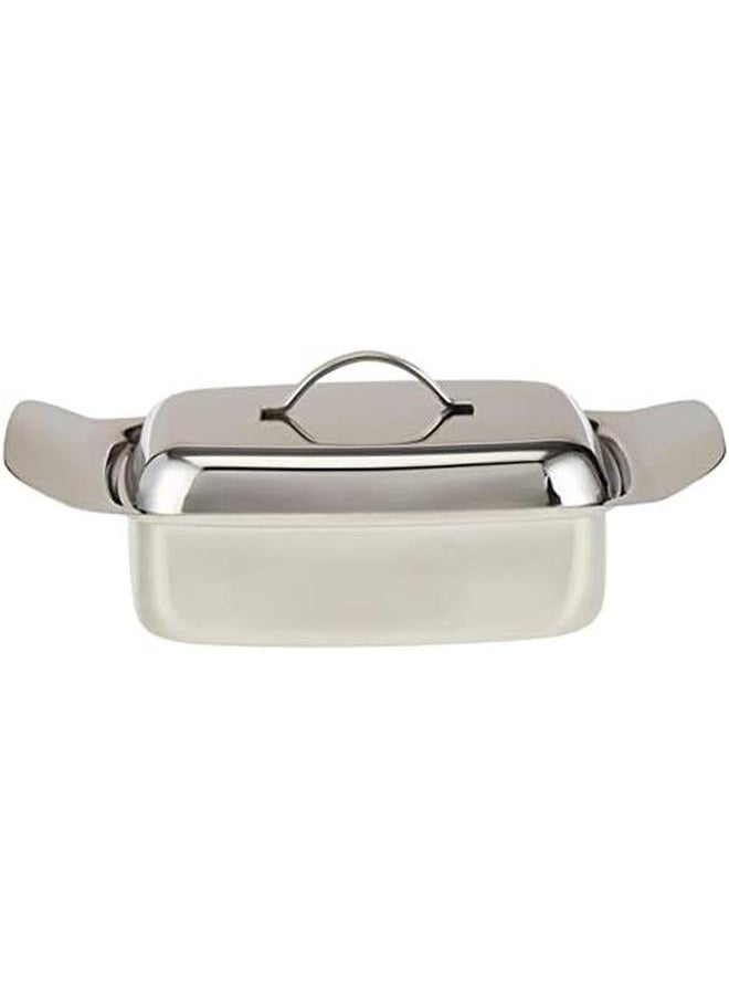 RAJ - 30449Butter Dish Kts034 Silver 19 Cm - Image 1