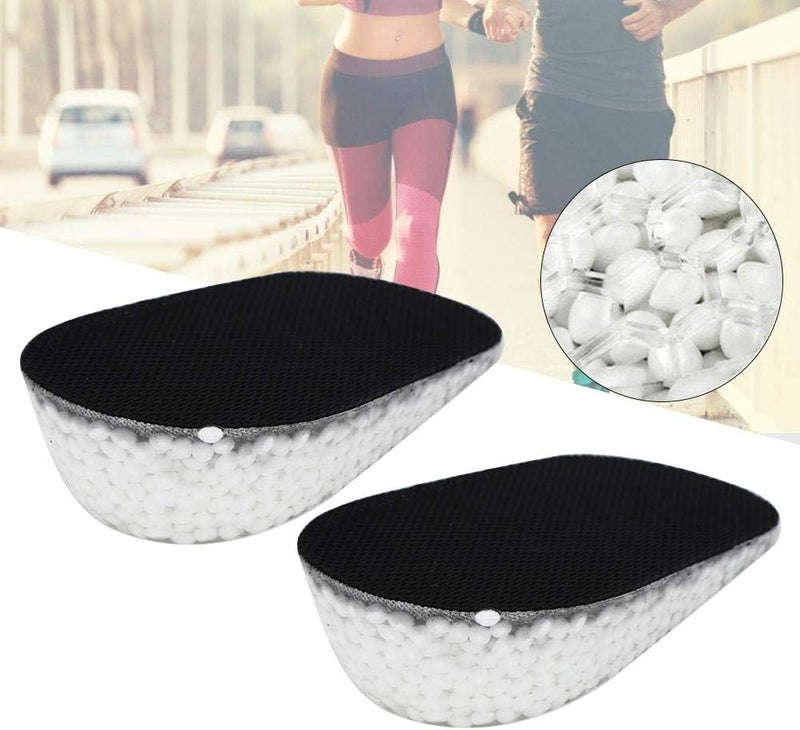 كلاراكو نعال داخلية لزيادة الطول، زوج واحد من النعال الداخلية لزيادة الطول مليئة بكرات إسفنجية من مادة TPU، نعال داخلية مصممة لامتصاص الصدمات، مناسبة للرجال والنساء (3.5 سم B) - Image 3