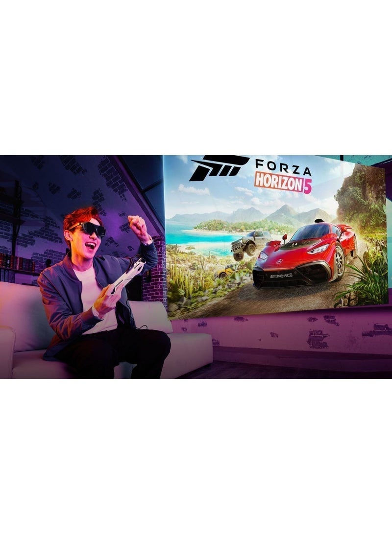 Rokid Dolphin Connect,Rokid Max 2 AR Glasses Black, 215" Micro-OLED Display, 50° FOV, 600 Nits Brightness, Compatible with Smart Phone, Steam Deck, ROG and More, Immersive Wearable Display for Gaming & Entertainment - Image 3