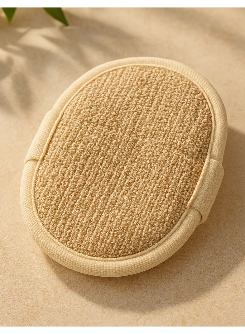 THE ARTFUL BLEND Soft Exfoliating Loofah Sponge – Ideal for Gentle Bath & Shower Scrubbing  - Image 1
