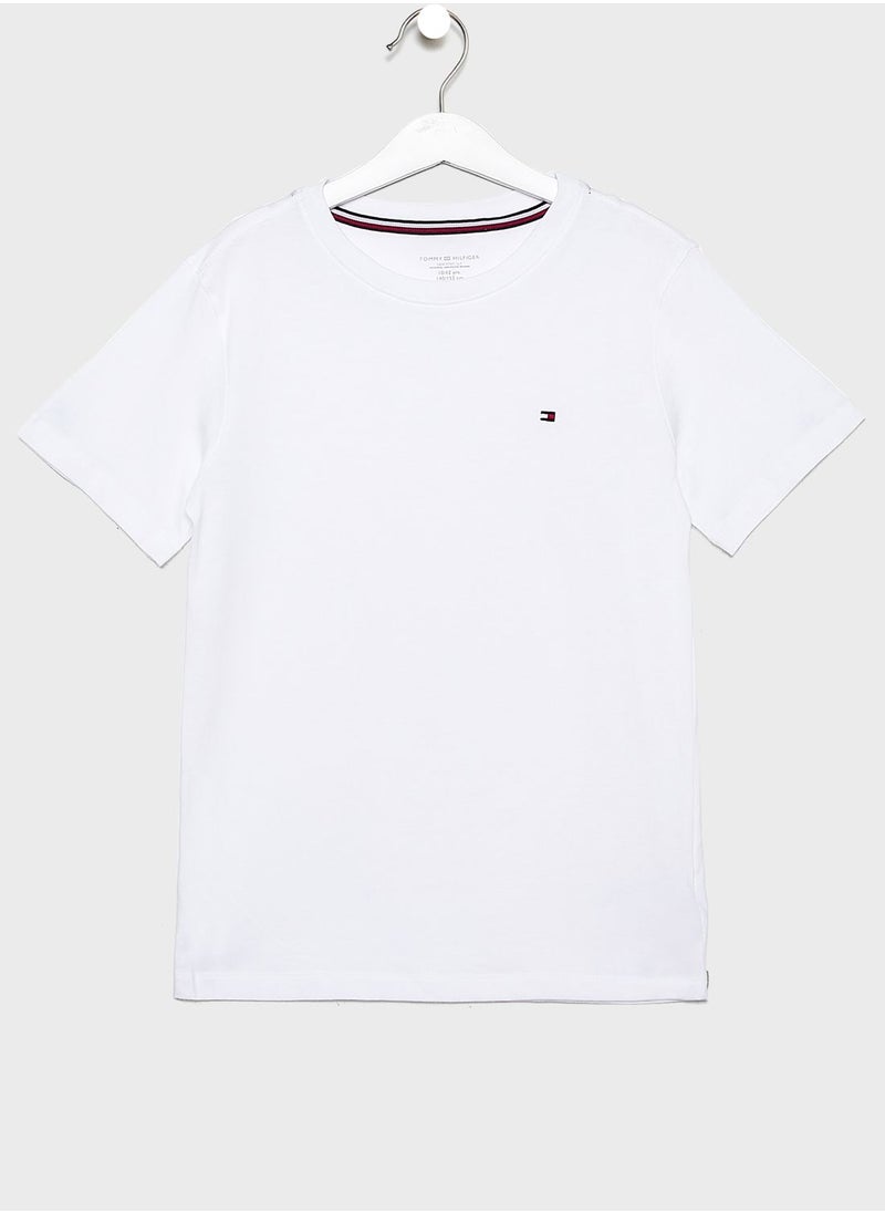 TOMMY HILFIGER - Teen 2 Pack Short Sleeve T-Shirt - Image 1