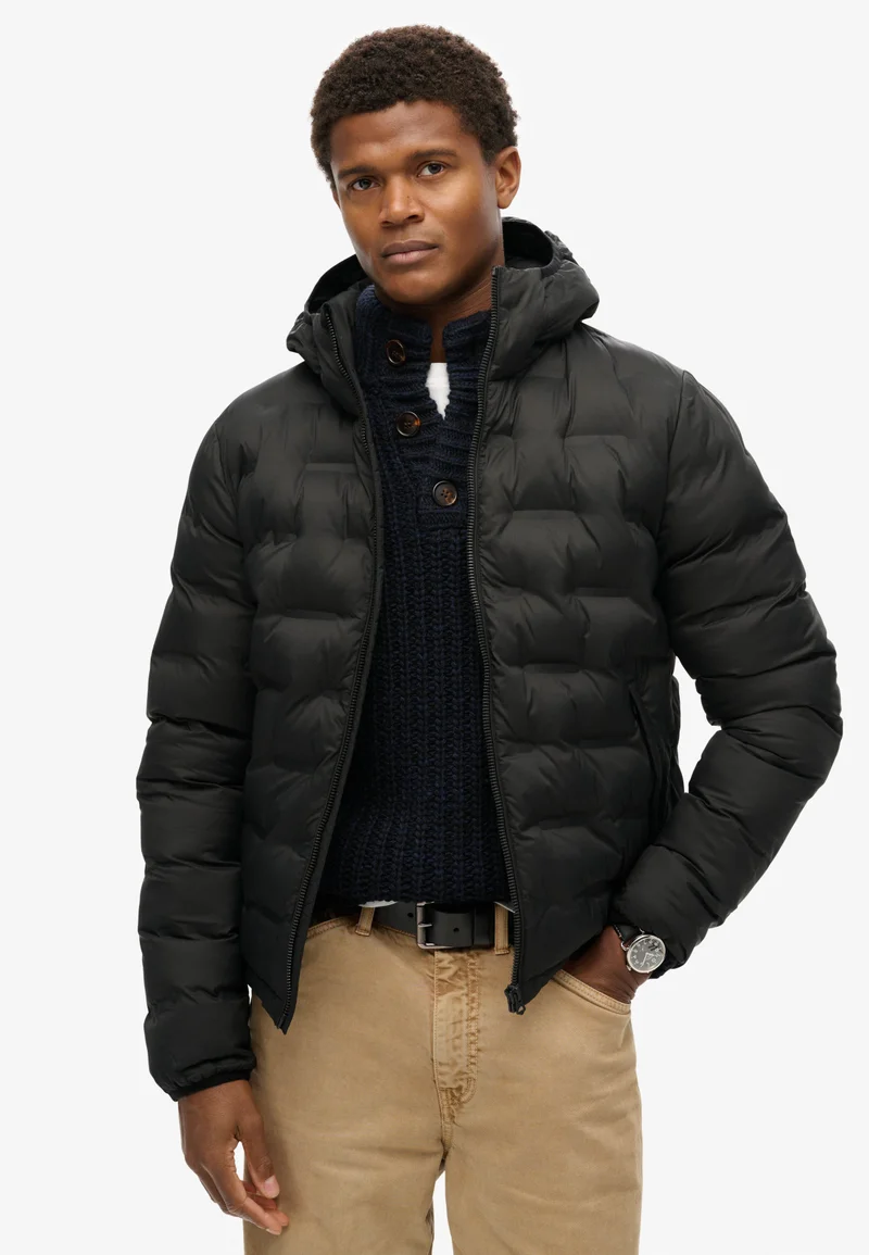 Hooded Quilted Puffer Coat