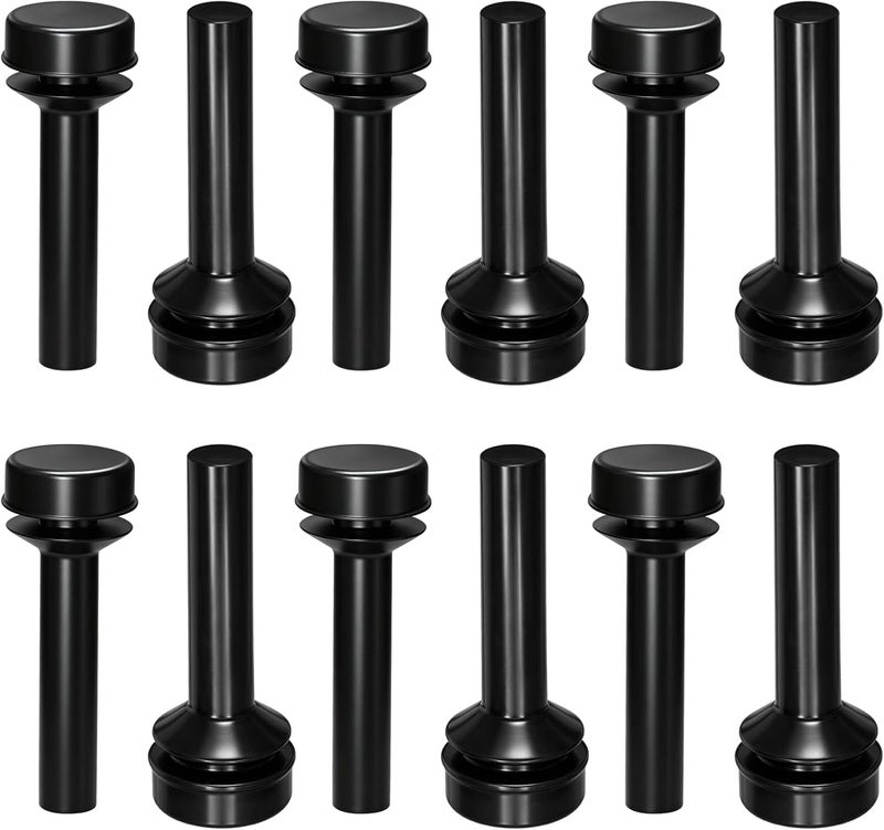 AQBB WB02X24790 Grate Rubber Feet Compatible With GE Gas Stove Top Range Grate Foot Rubber Pads GE Stove Parts Rubber Grate Bumpers Stove Replacement Cooktop Grate Foot 12 Pack - Image 1