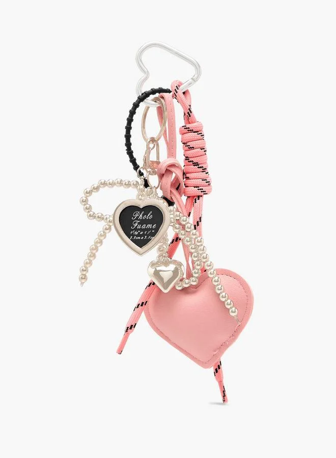 Heart Charm Keychain