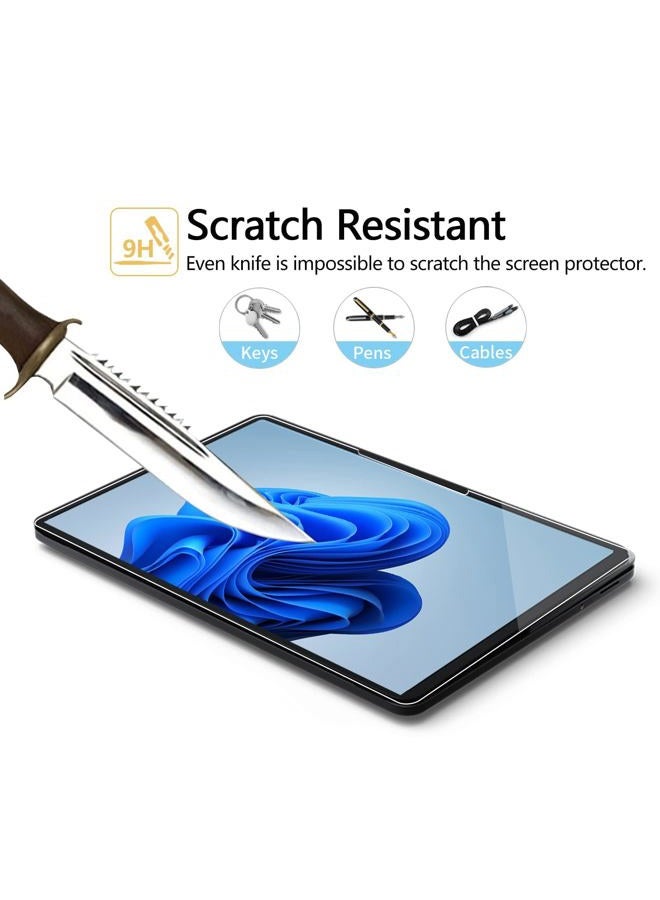 Megoo [3 Pack Surface Laptop Studio 2/1 Screen Protector 14.4'', 9H Hardness/Scratch Resistant/Easy Installation Tempered Glass,Compatible with Surface Slim Pen 2 and Case Friendly - Image 2
