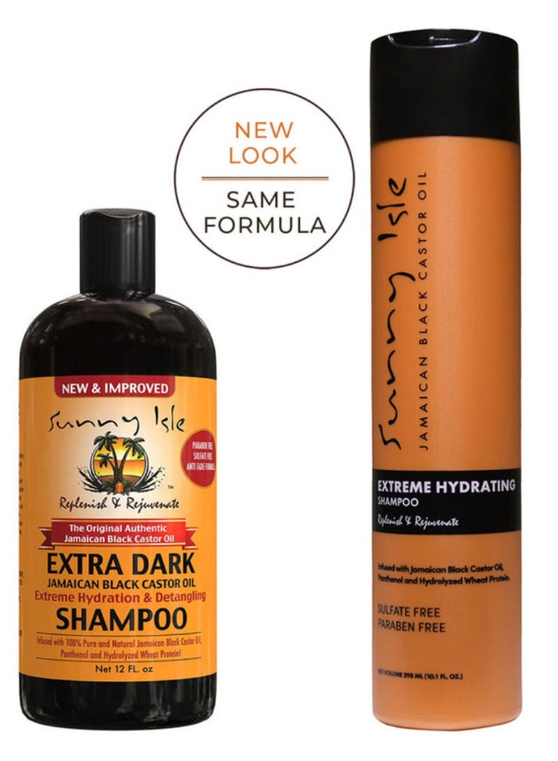 صاني آيل شامبو زيت الخروع الأسود الجامايكي بتركيبة داكنة للغاية - Image 2