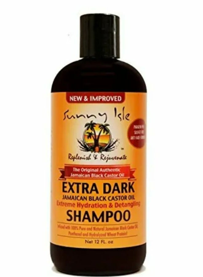 صاني آيل شامبو زيت الخروع الأسود الجامايكي بتركيبة داكنة للغاية - Image 3