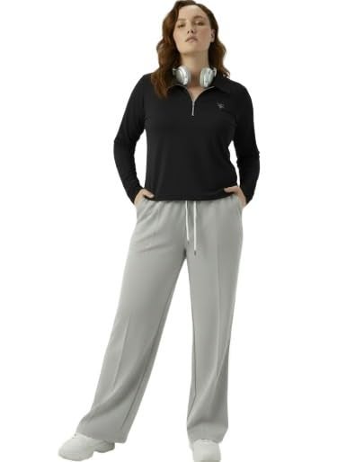 Volex Women's Top & Jogger Set | Stylish Co-Ord Set for Women | High Waist Jogger Pants Set for Ladies | Stretchable Cotton Gym Wear, Activewear & Loungewear Tracksuit - Image 1