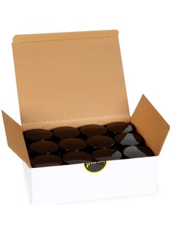 Vivaplex Vivaplex, 12, Cobalt Blue, 4 oz, Round Glass Jars, with Inner Liners and Black Lids  - Image 4