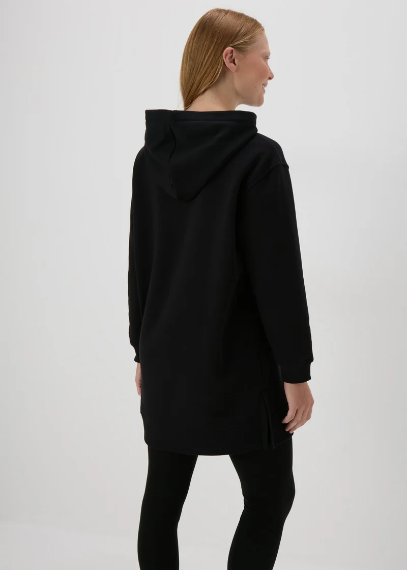 Matalan Black Longline Hoodie